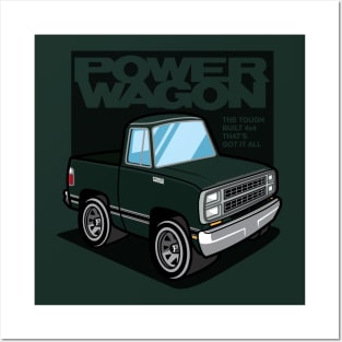 Teal Green Sunfire - Power Wagon (1980) Posters and Art